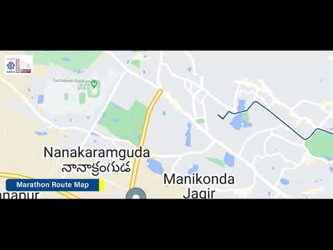 NMDCHM 2022 - Marathon (42.195 km) Interactive Route Map