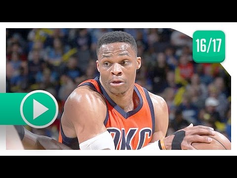 Russell Westbrook Triple-Double Highlights vs Hornets (2017.04.02) - 40 Pts, 13 Reb, 10 Ast
