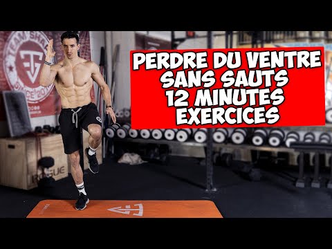 12 min exercise to lose belly fat without any jumping