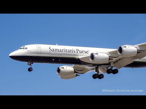 Ukraine Relief Flight! Samaritan's Purse Douglas DC-8 at Toronto Pearson