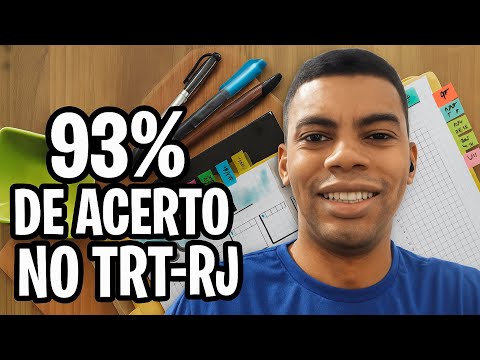 I got 93% right on the TRT-RJ exam in just 5 months with these tips!