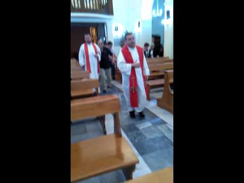 Rientro in chiesa dell effige di S Stefano Sessa Cilento 3/8/16