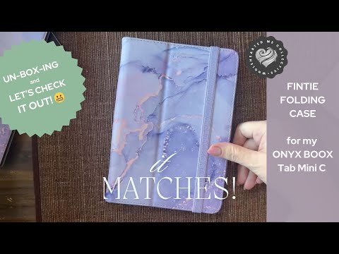 The Fintie Cover for my ONYX BOOX Tab Mini C