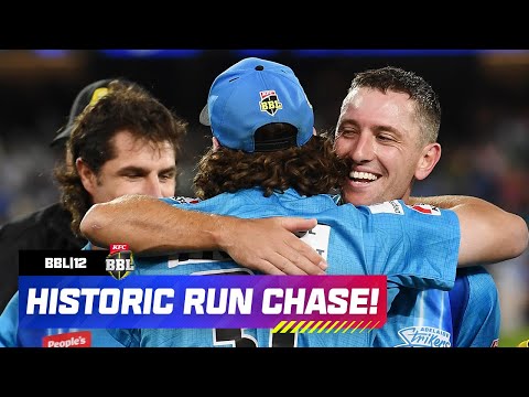 HIGHEST Run Chase In BBL History | #BBL12