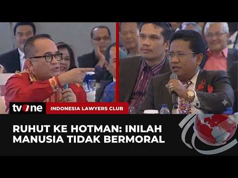 Saling Tunjuk! Momen Ruhut Sitompul dan Hotman Paris Adu Mulut | ILC tvOne