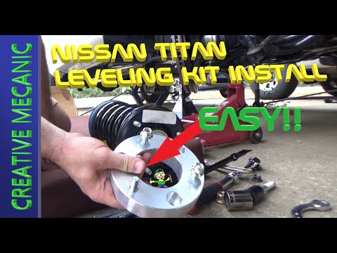 Rough Country Leveling kit installation on 2017 + Nissan Titan. (Also 2004+)