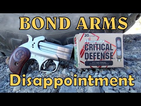 Bond Arms .45 Colt / .410 Texas Defender - Quality Control Issue - Not Lovin' It