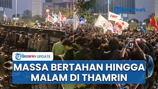 Situasi Terkini Aksi Demo di MH Thamrin, Massa Mahasiswa Masih Bertahan hingga Petang