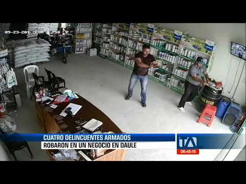 All the criminals were armed and a shootout ensued - Teleamazonas
