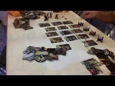 Essen Spiel 2018 - Demo: Last Heroes, with designer Eric Jumel (Ludonate)