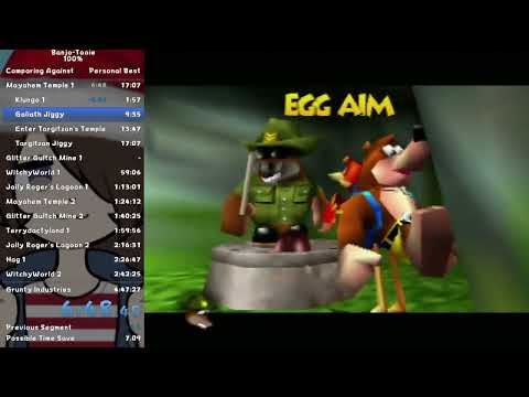 [2021-12-8] Banjo Tooie 100% Speedrun  4:43:29