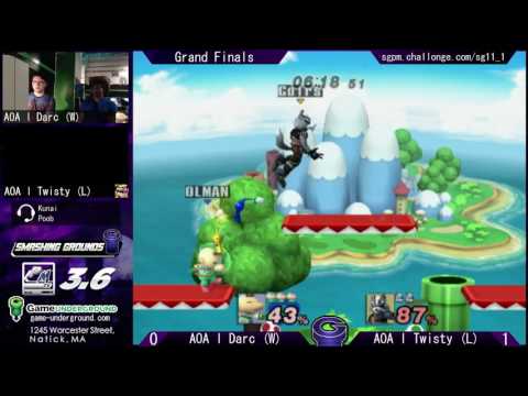 SG at GU 11.1 GF: AOA | Darc (Olimar) vs AOA | Twisty (Wolf)