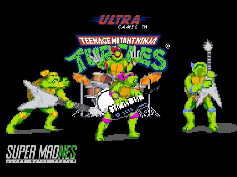 Super MadNES - Teenage Mutant Ninja Turtles [NES] - "Title Theme" - Metal Band Cover