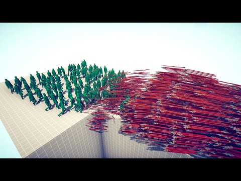 100x TANK ZOMBIES vs RANGED GODS - Totally Accurate Battle Simulator TABS