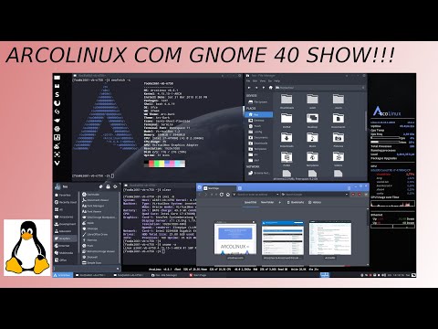 ARCOLINUX COM GNOME 41,3 SHOW!!!