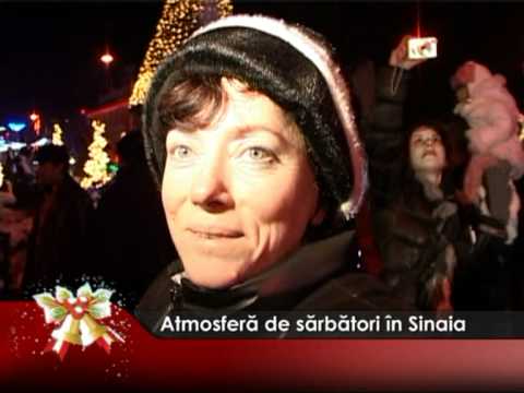 Atmosferă de sărbătoare în Sinaia