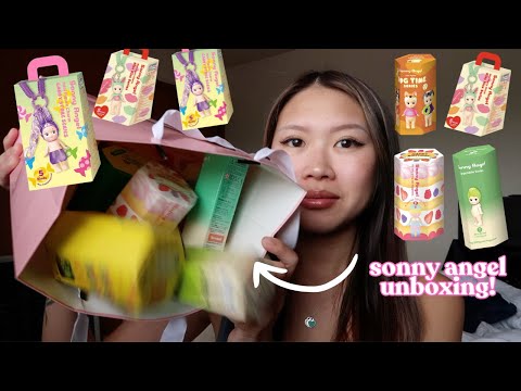 HUGE Sonny Angel Unboxing | Candy store, Dog Time, Kiss Kiss, and More!