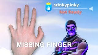 How I play FORTNITE with a missing finger... (not clickbait)