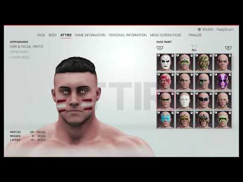 WWE 2K19 MYPLAYER MAKING MY SUPERSTAR