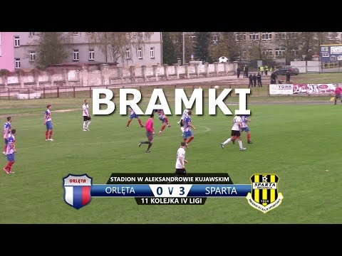 Bramki z meczu Orlęta - Sparta Brodnica 0:3 // 11. kolejka IV ligi