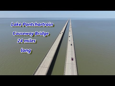 Lake Pontchartrain Causeway Bridge and Phantom 3 Advanced