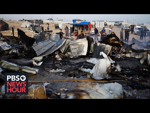 以色列空襲拉法帳篷營地造成 45 人死亡，引發新一輪譴責浪潮 (Israeli airstrike on Rafah tent camp kills 45, triggers new wave of condemnation)