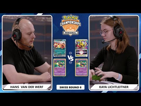 TCG Hans Van Der Werf Vs Kaya Lichtleitner - 2024 Pokémon Lille Regional Championships Swiss R8