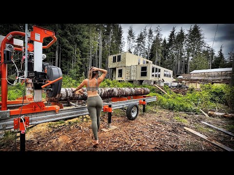 BUILDING a HUGE SHIPPING CONTAINER HOUSE | NEW SAWMILL, FREE LUMBER - I MAKE the MOST EXPENSIVE SALT