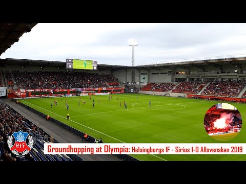 Groundhopping at Olympia stadium in Helsingborg Sweden | Helsingborgs IF – Sirius 1-0