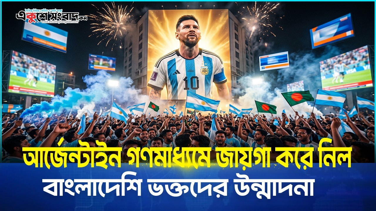  আর্জেন্টাইন গণমাধ্যমে জায়গা করে নিল বাংলাদেশি ভক্তদের উন্মাদনা