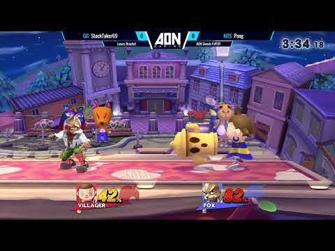 AON Smash 4 #101 Losers Bracket GG StockTaker69 vs MTS Pong