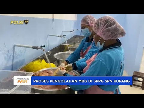 POLDA NTT MEMERIKSA PROSES PENGOLAHAN MBG DI SPPG SPN KUPANG