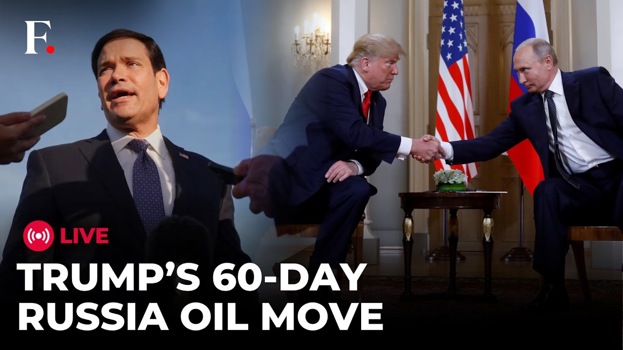 RUBIO LIVE: Trump's Russia Oil Move, Rubio Says 60 Day Relief to Study Impact Ahead of India Visit