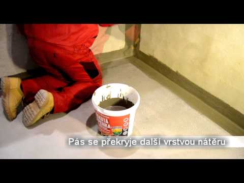 Tekutá lepenka 2K hydroizolace - Den Braven