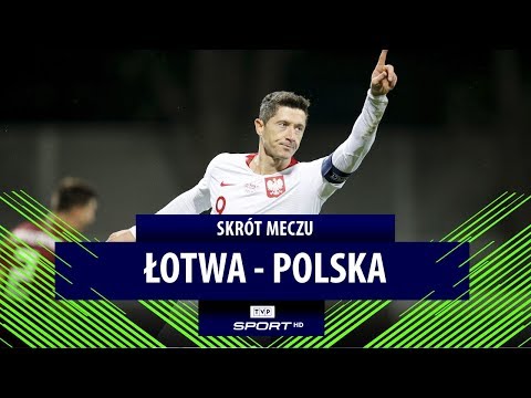 El. Euro 2020, Łotwa - Polska. Hat-trick Lewandowskiego! | Skrót meczu