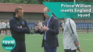 Prince William meets England squad ahead of World Cup