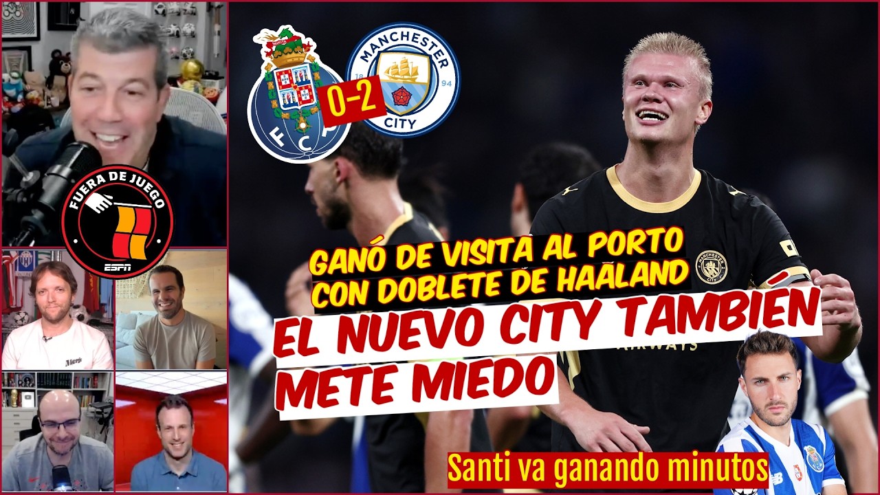 HAALAND y MANCHESTER CITY no tuvieron PROBLEMAS vs PORTO de SANTI GIMENEZ en EUROPA | Fuera de Juego