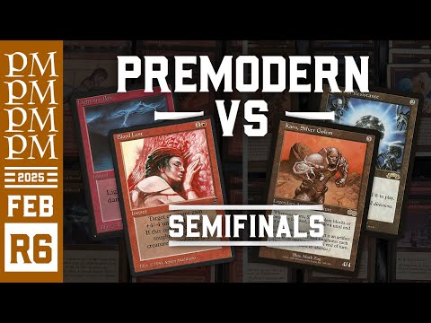 Blood Burn vs Mud - SEMIFINALS - Round 6 - February 2025 Premodern MTG Tournament