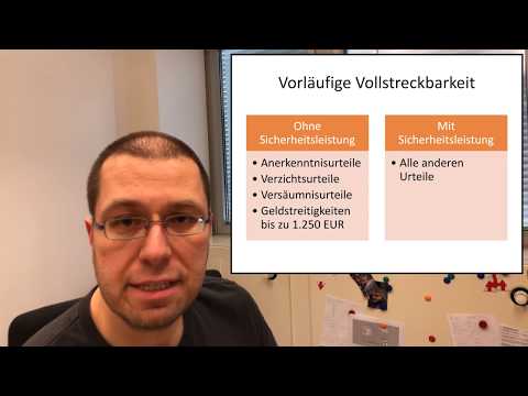 Vorläufige Vollstreckbarkeit