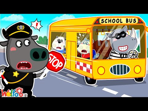 Thief STOLE the School Bus?! 🚍😱 | Wolfoo Police Cartoon | Kids Cartoon