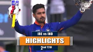 2nd T20 | Hindi | Highlights | India | Tour of Ireland | 28th June 2022 #india  #ireland  #shorts