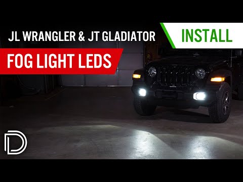 How to Install 2018+ Jeep JL Wrangler and 2020 JT Gladiator Fog Light LEDs | Diode Dynamics