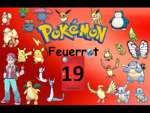Let´s Play Pokemon Feuerrot #Folge 019 Evoli und Fukano