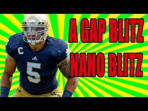 NCAA Football 14  "34 Defense A GAP NANO BLITZ" NCAA 14 Football Elite Defense