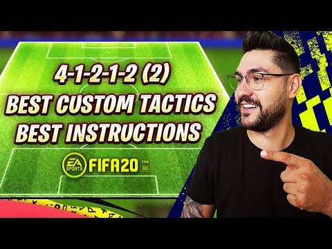 FIFA 20 BEST FORMATIONS 4-1-2-1-2 TUTORIAL / BEST TACTICS & INSTRUCTIONS / HOW TO PLAY 41212 (2)