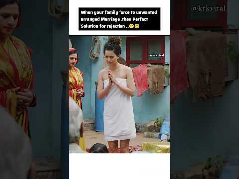the best solution of unwanted arrange marriage 🤣😁 #music #shorts #trending #edit