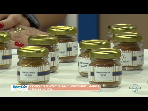 Produção de temperos saudáveis, antioxidantes, veganos e 100% da natureza 14 09 2022