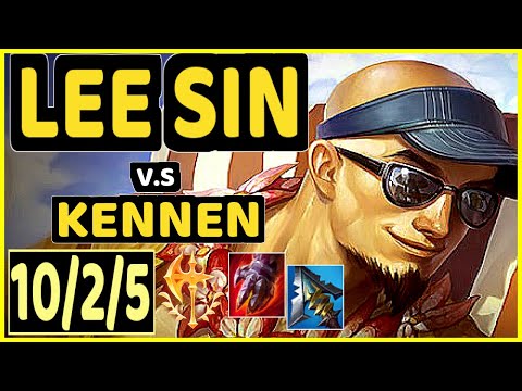 TAY (LEE SIN) vs KENNEN - 10/2/5 KDA TOP GAMEPLAY - BR Ranked GRANDMASTER