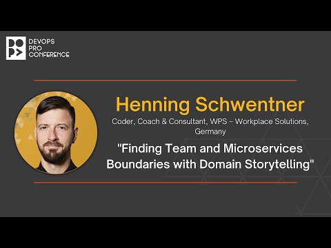Finding Team and Microservices Boundaries with Domain Storytelling by Henning Schwentner