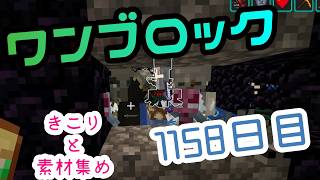 【１１５８日目】ワンブロックでハードコアな世界を生き残る